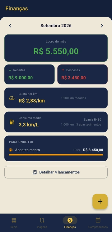 Parceiro de Estrada: mobile screen 3